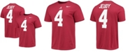 Nike Men's Jerry Jeudy Crimson Alabama Crimson Tide Alumni Name Number T-shirt